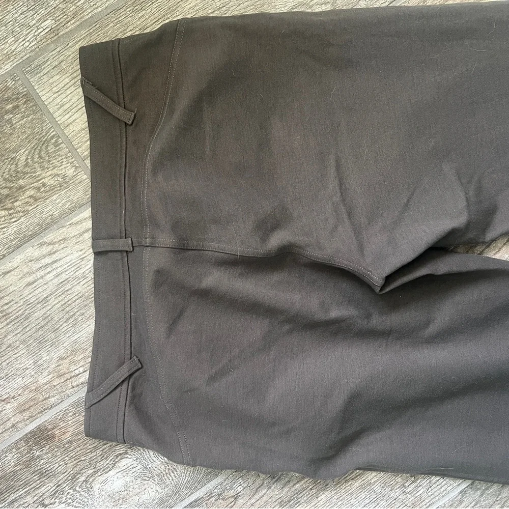 Eileen Fisher Flex Ponte Wide Trouser Pants, Women’s S, Brown - Picture 8 of 8